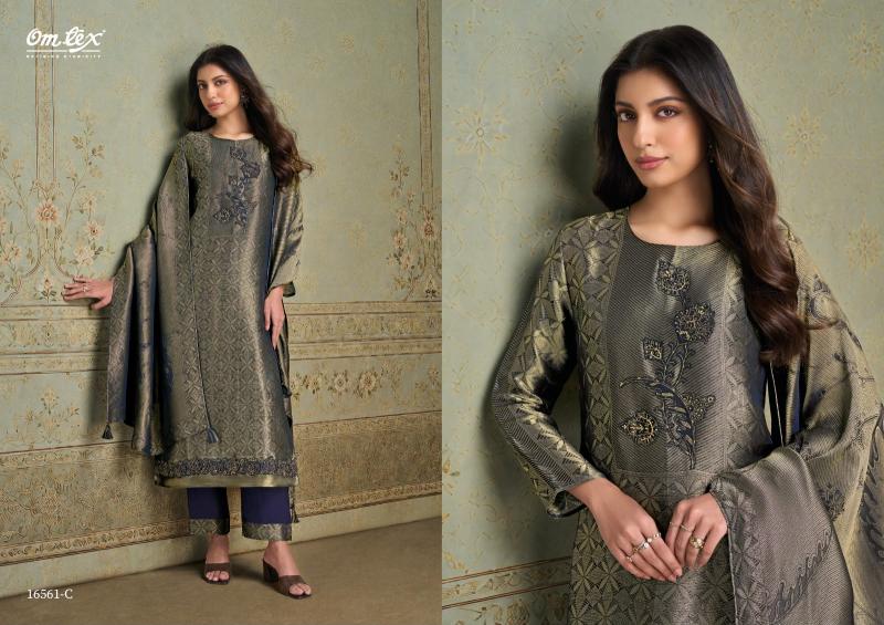 Omtex marcella silk dress materials wholesale